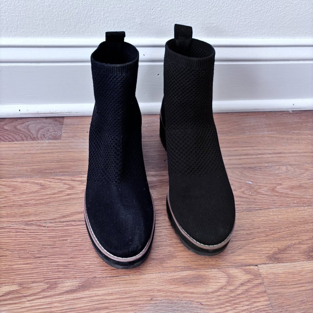 Eileen Fisher London Recycled Stretch Bootie - Picture 5 of 7